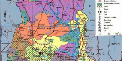 Γκάνα οδικό χάρτη για τις κατευθύνσεις